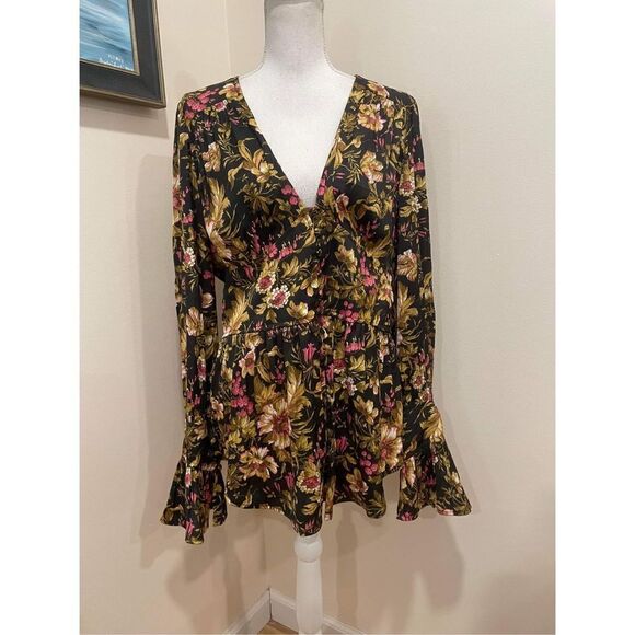 New Anthropologie Deep-V Tunic Size XS - Picture 5 of 9